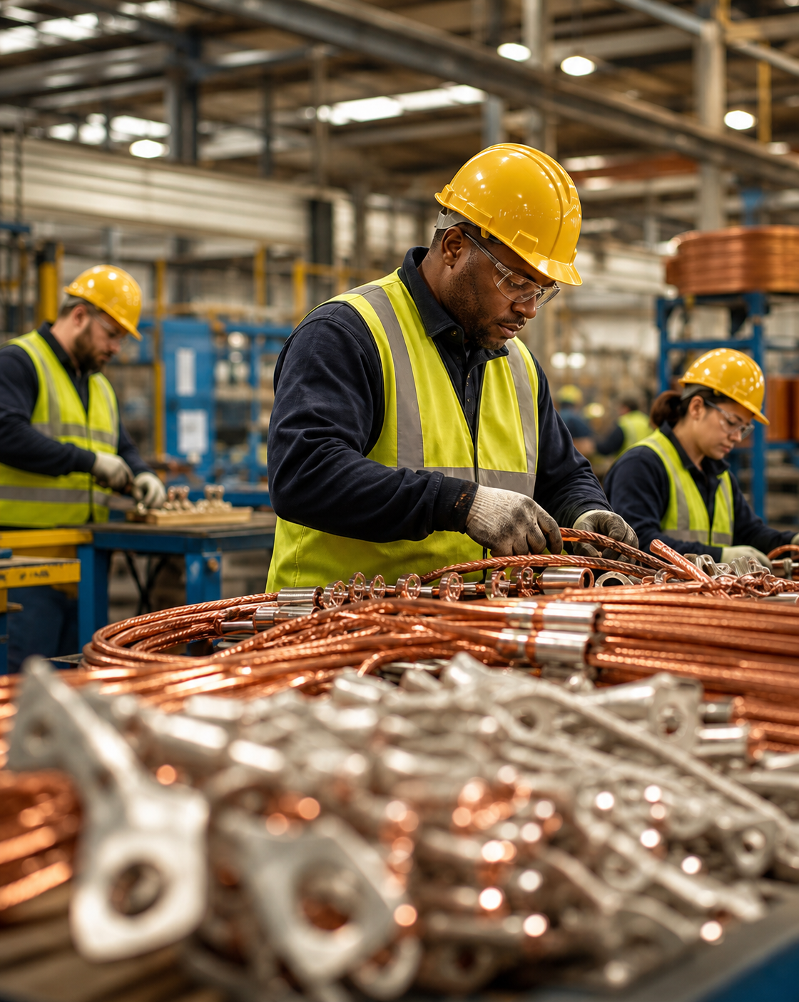 Copper Wires in Electrical Plant-1
