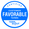 Favorable Badge - Blue