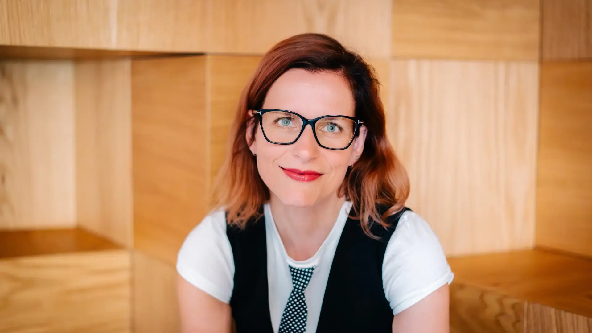 Michaela Kubisova in the Pricefx office