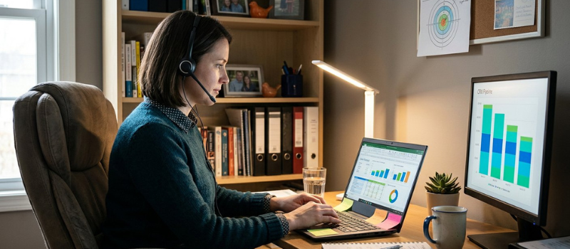 Home office sales manager