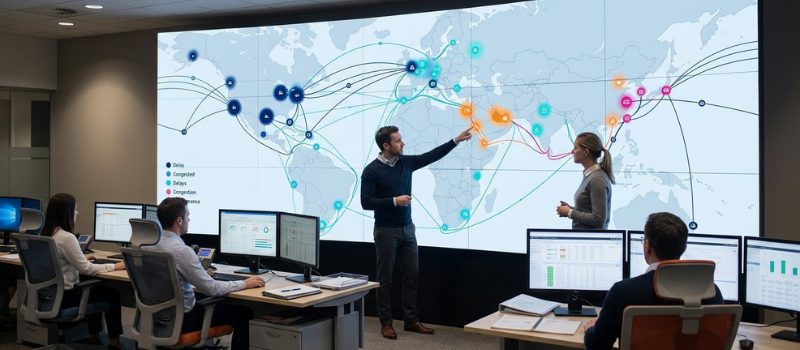 Logistics control room congestion