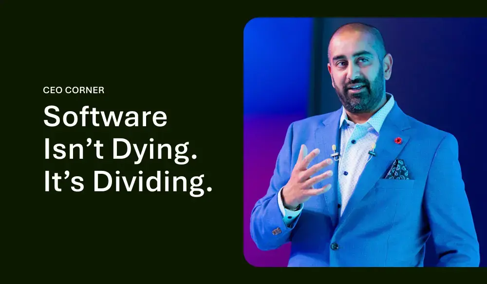 Software isn't dying. It's dividing. | CEO Corner