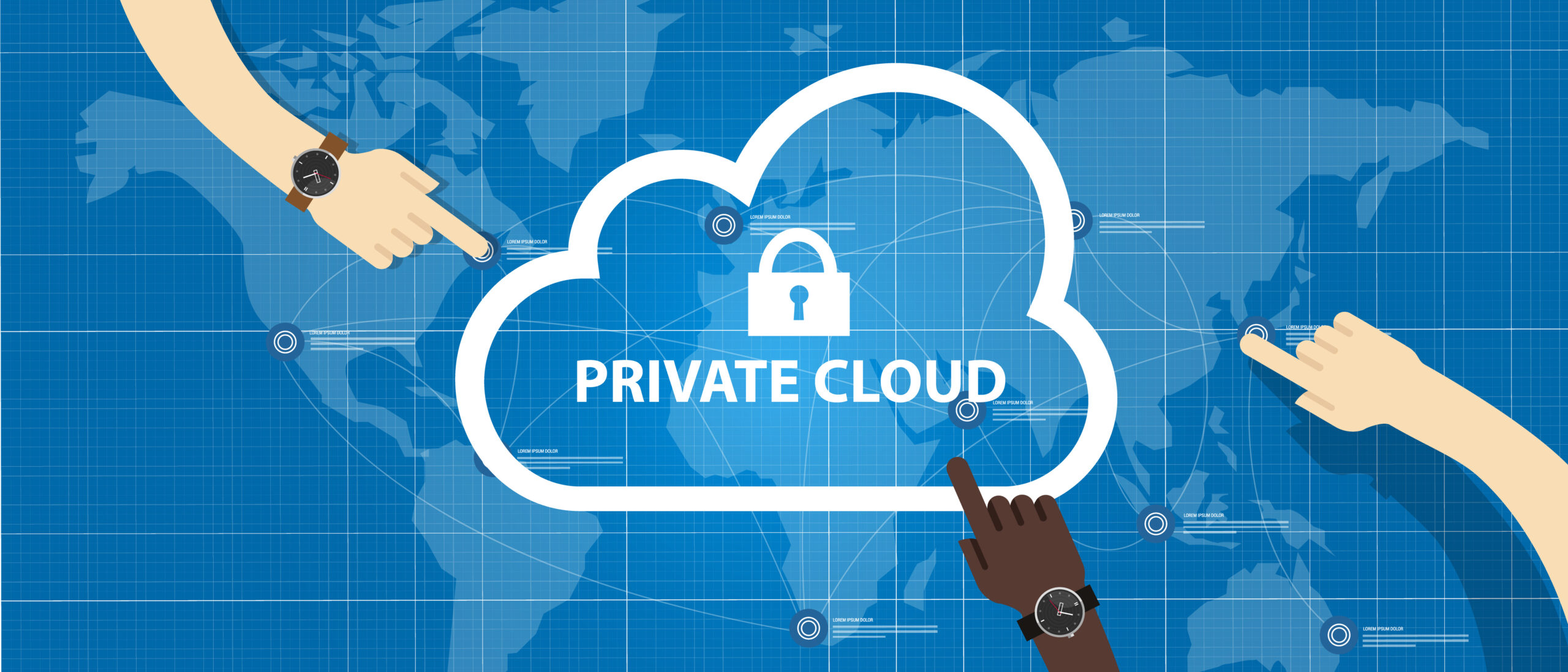 Private-Cloud-Security-World-Map-Access