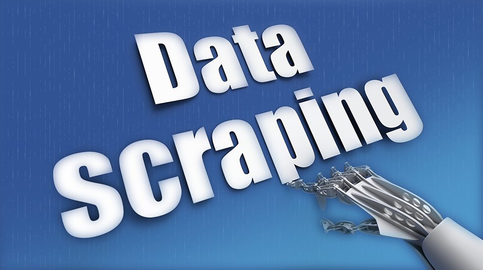 Data-Scraping-Robot-Hand-Blue-Background