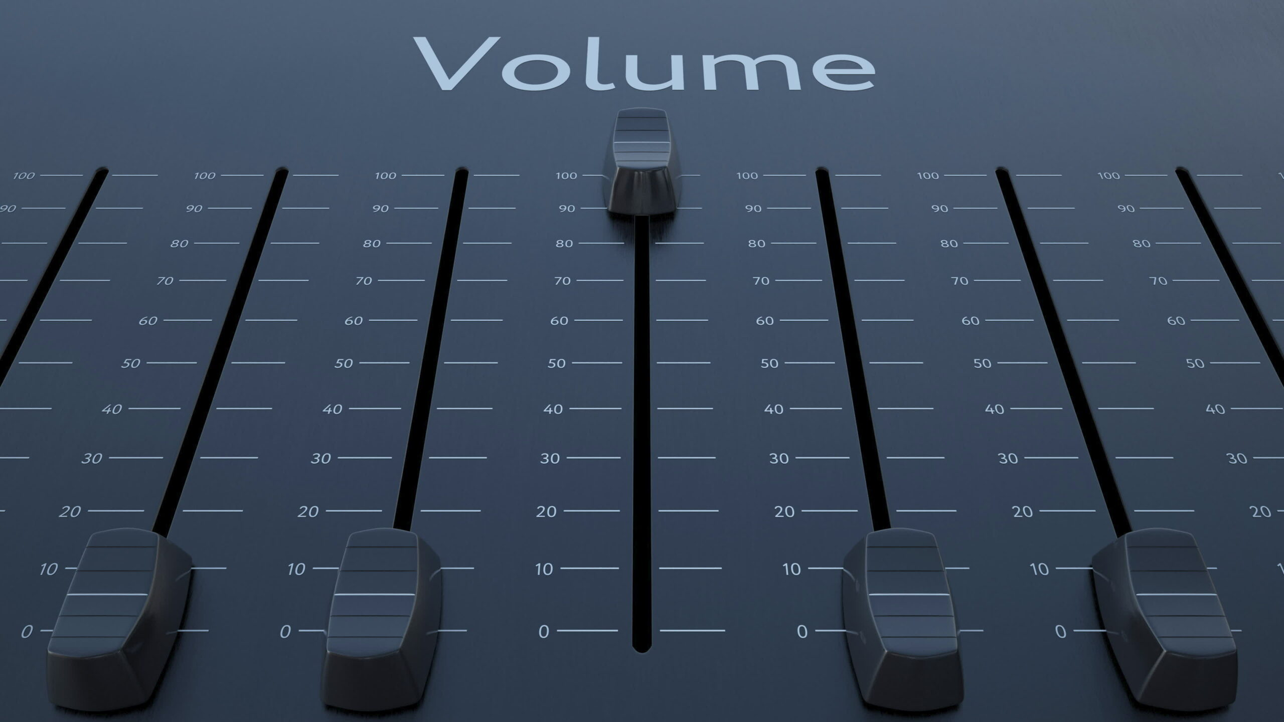 Volume-Slide-Dial-Set-To-Maximum-Level