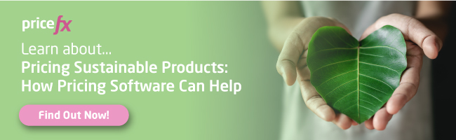 Pricing sustainable products - how pricing software can help